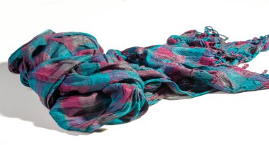 Doku Arka Plan, Kadın Eşarp Dokulu Gevrek Bez. Bir atkı