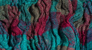 Doku Arka Plan, Kadın Eşarp Dokulu Gevrek Bez. Bir atkı