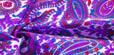 Arka plan dokusu, desen, paisley kumaş pamuk. Tarafından tasarlanmıştır