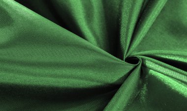 kartpostal arka plan doku, derin zümrüt ipek kumaş, yüksek reso