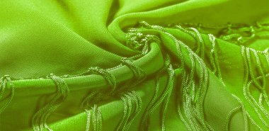 İpek kumaş Arka plan dokusu. Bu doğal bir yeşil salata.