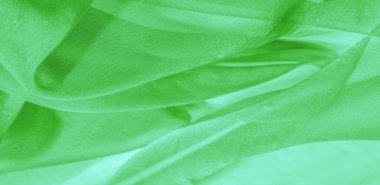 Yeşil ipek kumaş dokusu. Ayrıca tasarımınız için de mükemmeldir
