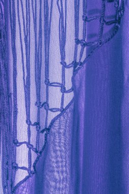 İpek kumaş Arka plan dokusu. Bu doğal mor mavi.