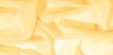 doku arka plan deseni. Ince bir paspas ile sarı ipek kumaş