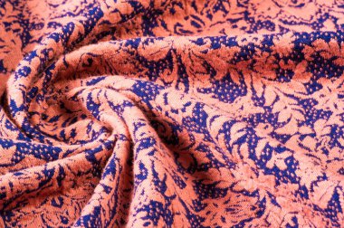 Dokulu, arka plan, desen, Kumaş yün, mavi bir arka plan üzerinde