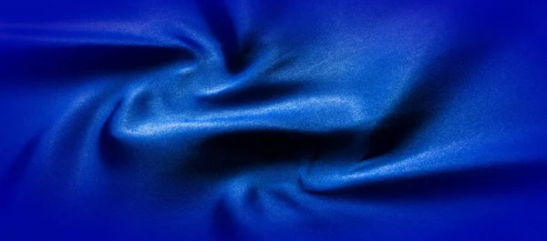 Texture, Silk fabric blue, Made just for the mood we will introd — Stock Photo, Image