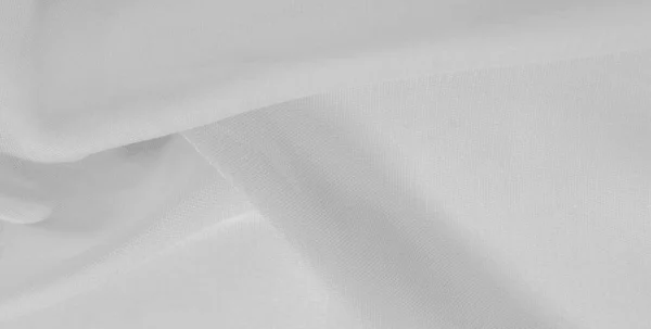 Texture background pattern of white silk fabric. This silk organ — Stock Photo, Image