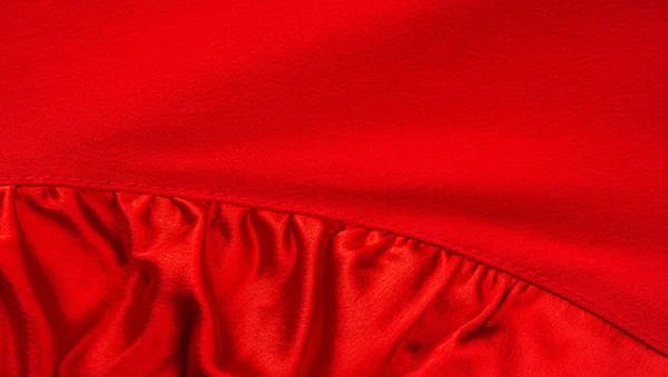 Tessuto Decorato Con Trama Rossa Questo Tessuto Versatile Molti Usi — Foto Stock