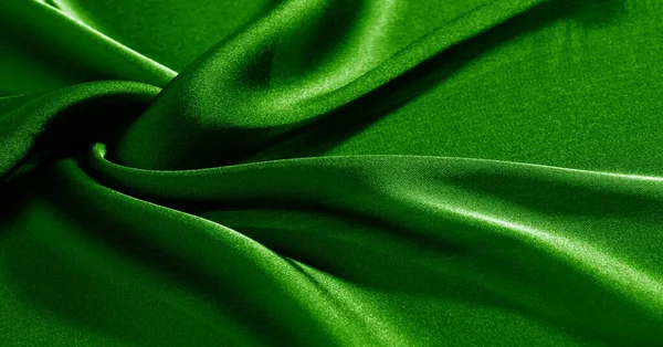 Latar belakang, pola, tekstur, wallpaper, kain sutra hijau. Tambah — Stok Foto
