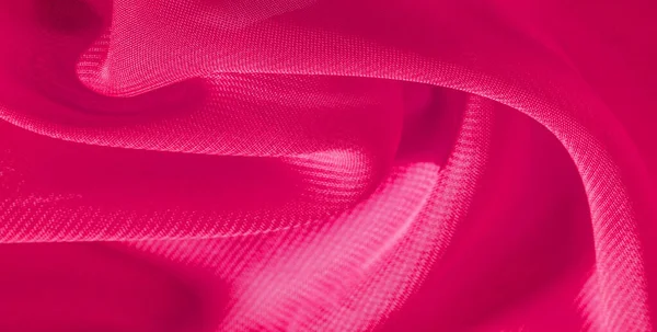 Textura fundo padrão tecido de seda vermelha. Este organza de seda ha — Fotografia de Stock