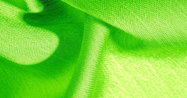 Fondo, patrón, textura, papel pintado, tela de seda verde. Es h — Foto de Stock