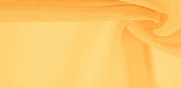 Pola latar belakang tekstur. Kain sutra kuning dengan tikar halus — Stok Foto
