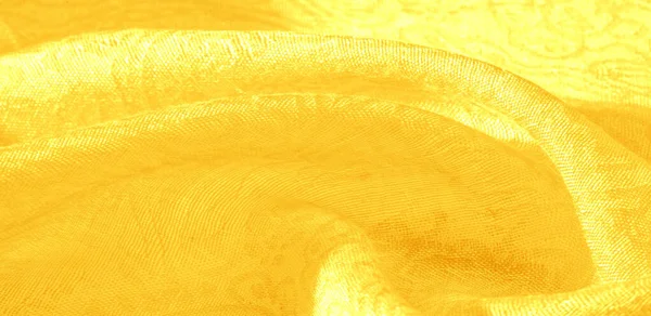 Doku arka plan desen kumaş çiçek süs sarı. Bu c — Stok fotoğraf