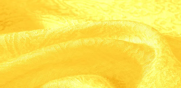 Textura fondo patrón tela floral ornamento amarillo. Esta c —  Fotos de Stock