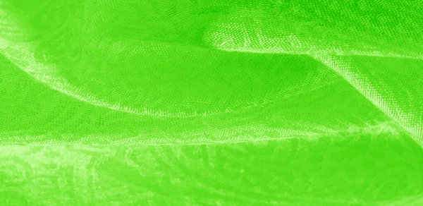 Tekstura tła wzór tkaniny kwiatowy ornament zielony. Ta współpraca — Zdjęcie stockowe