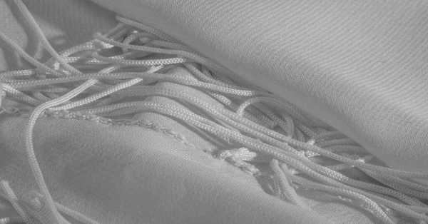 Fondo, patrón, textura, papel pintado, tela de seda blanca tiene un — Foto de Stock