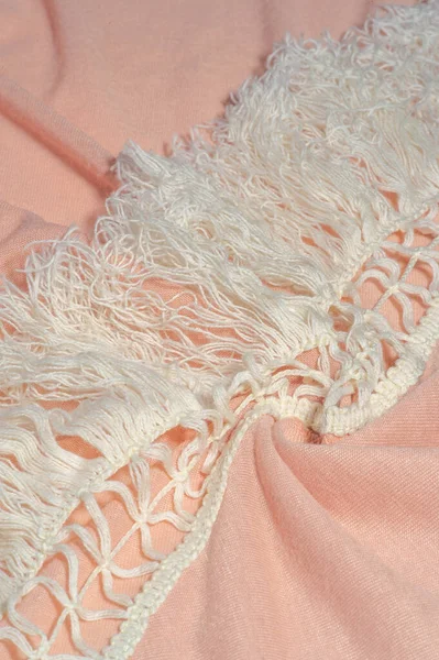 Textur bakgrund, kvinnors sjal mode kvinnor Lady Warm wrap, C — Stockfoto