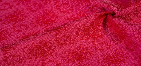 Текстура фонового візерунка. червона тканина Ця тканина щільний сап — стокове фото
