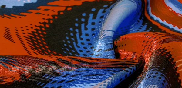 A textura do fundo de tecido de seda é um illustr abstrato — Fotografia de Stock