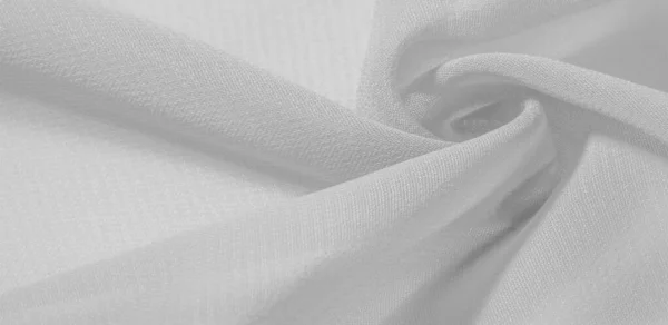 Texture background pattern. White silk fabric with a subtle matt — Stock Photo, Image