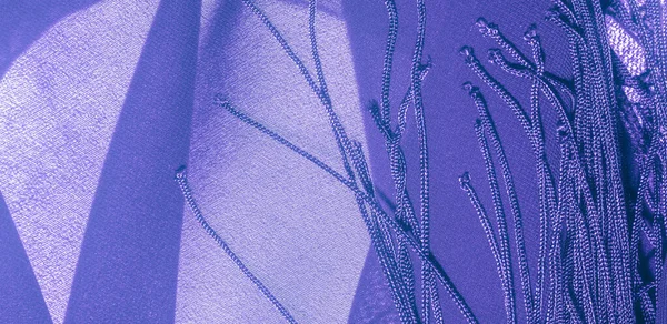 シルク生地の背景テクスチャ。これは自然な紫色の青です — ストック写真