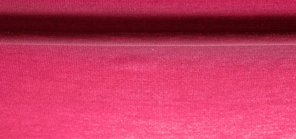 Background texture of silk fabric. This is a natural red scarf, — Stock Photo, Image