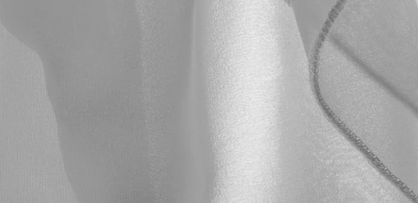 Textura patrón de fondo. Tejido de seda blanca con un sutil mate — Foto de Stock