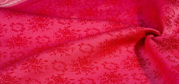 Pola latar belakang tekstur. kain merah kain ini adalah sa ketat — Stok Foto