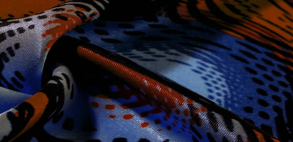 Textura pozadí hedvábné tkaniny je abstraktní iluzní — Stock fotografie