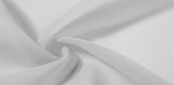 Textur Hintergrundmuster. weißer Seidenstoff mit einem dezent matten — Stockfoto