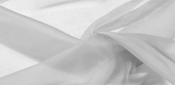 White silk fabric texture pattern. It is also perfect for your d — Stock Photo, Image