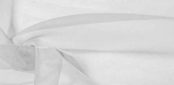 Beyaz ipek kumaş doku deseni. Ayrıca d için mükemmel — Stok fotoğraf
