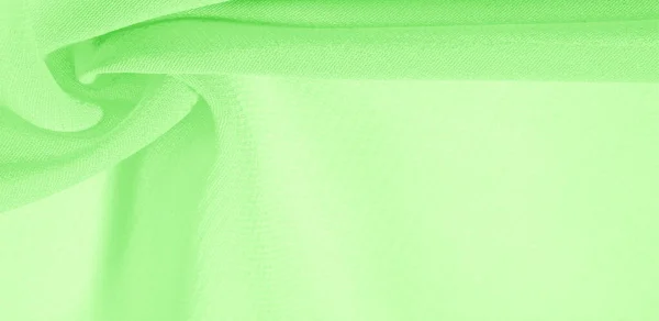 Textura patrón de fondo. Tejido de seda verde con un sutil mate —  Fotos de Stock