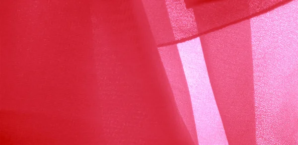 Pola latar belakang tekstur. Kain sutra merah dengan matte halus — Stok Foto