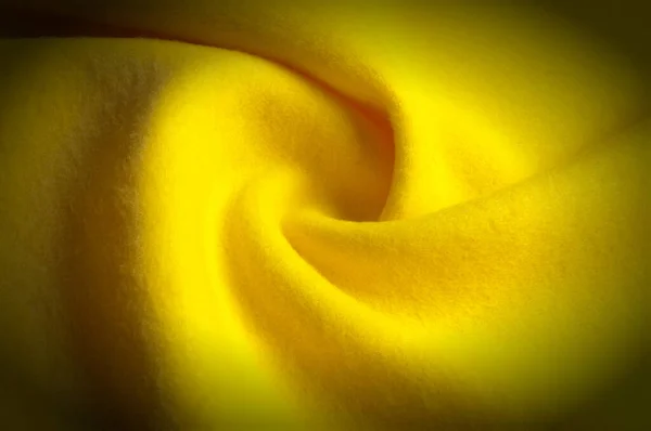 テクスチャ背景パターン。黄色毛織り物、布を bl — ストック写真