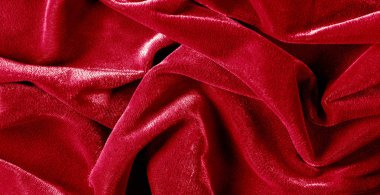 desen, doku, arka plan, kırmızı kadife kumaş, kadife tarzı. P