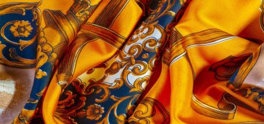 Gotik desenli ipek kumaş. Ben surround olmak için mutlu olurdu