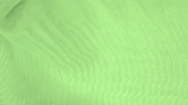 Tekstura, tło, wzór, Zielona jedwabna falistość kruszona Fab — Zdjęcie stockowe