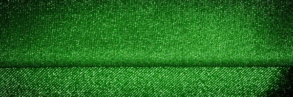 Textura, fundo, padrão. O tecido é verde escuro revestido wi — Fotografia de Stock