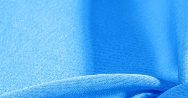 Background, pattern, texture, wallpaper, blue silk fabric. It ha — Stock Photo, Image