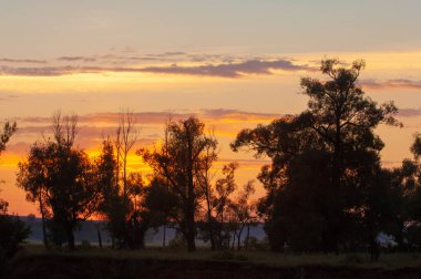 Yaz manzarası fotoğrafı, Şafak vakti gün batımı güzel resimler