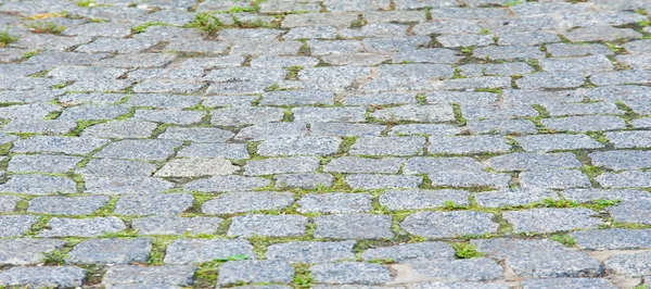 Granit beläggning, vägbanan, väg, bana, Causeway, bana. en mycket — Stockfoto