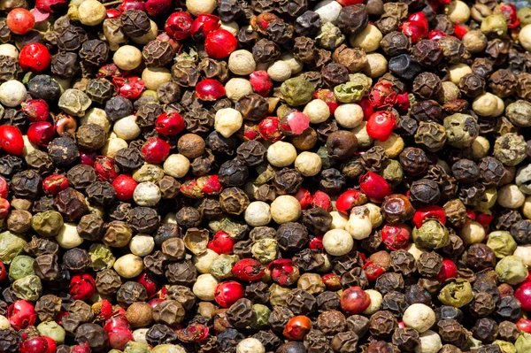 Texture Background. Pattern. black pepper The dried black berrie