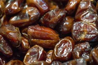 Doku arka planı, desen. Kurutulmuş meyve. Tatlı ve etli. 