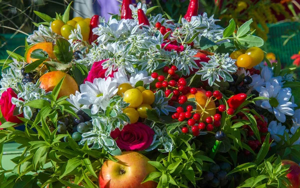 Bouquet Flowers Attractively Arranged Bunch Flowers Especially One Presented Gift — Stock Photo, Image