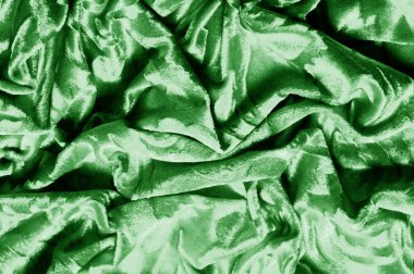 Sünnetsiz bir yığın yığının altından oyulmuş kadife kumaş desenli kadife kumaş bu tip Velvet Burntout Devore. Çiçek ve diğer desenlerde kadife süsleri olan güzel bir kumaş.