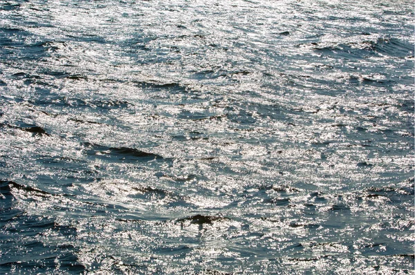 Texture. background. water under the setting sun — Stock Photo, Image