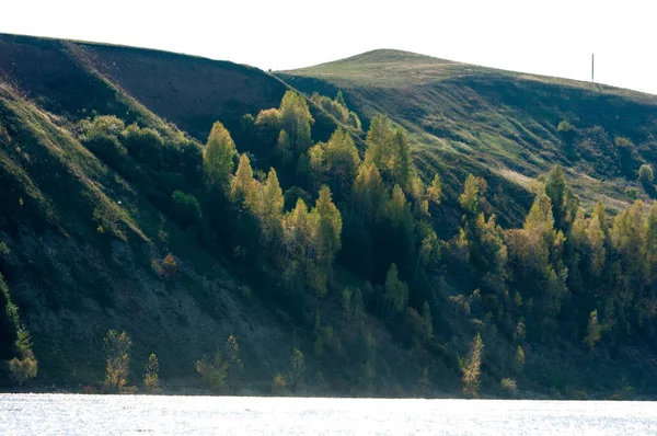 Venäjä Tatarstan Kama joki Fall — kuvapankkivalokuva