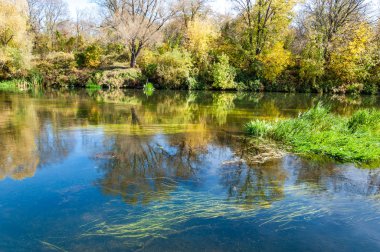 Sonbaharda nehir, yılın altın zamanı.