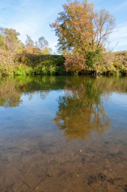 Sonbaharda nehir, yılın altın zamanı.